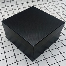 超大黑色商务正方形礼物盒烫印logo礼品盒篮球零食包装盒礼盒定做