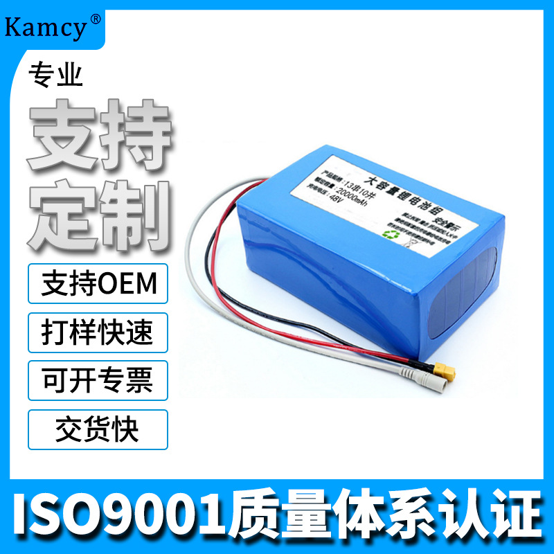 48v20AH外卖电动车电池 长续航新标电动车动力电池18650电池组