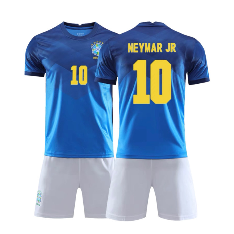 2021欧洲杯巴西主场球衣10号内马尔19号威廉10号卡卡足球服套装