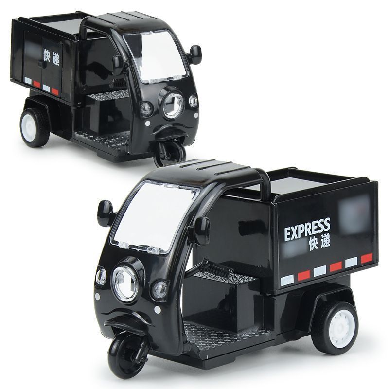 儿童玩具回力惯性车卡通惯性城市快递车男孩玩具车模型-阿里巴巴