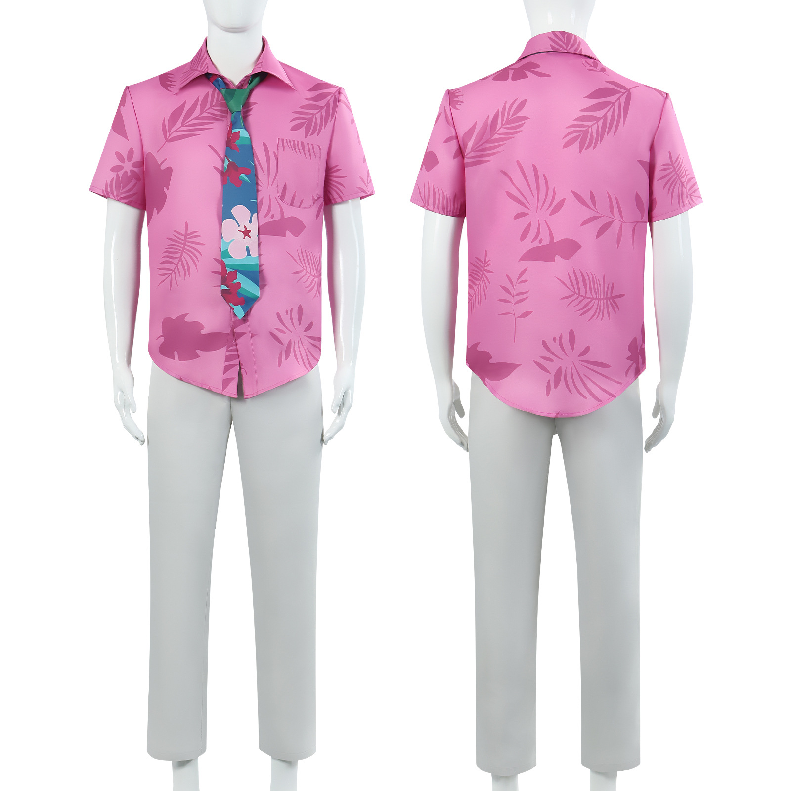 疯狂动物城2尼克cos服狐狸尼克休闲花色衬衫套装cosplay日常服装