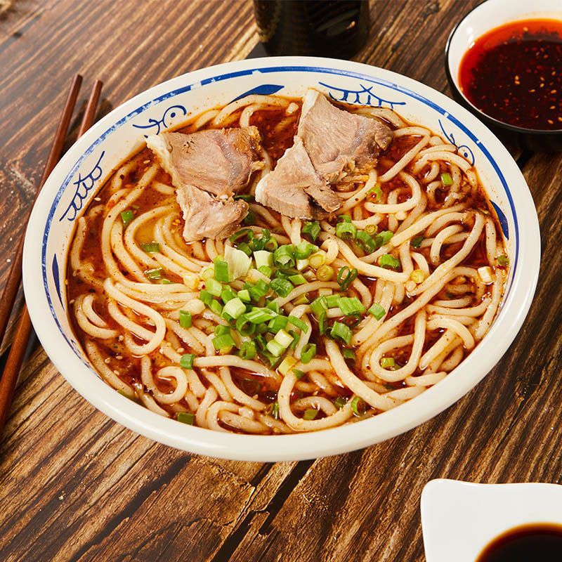 河南特产美食小吃 郏县饸饹面 清真饸烙面劲道河洛面饸络面