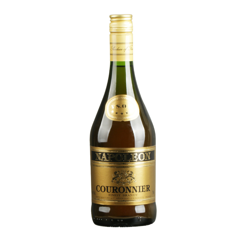 洋酒法国必得利原装进口拿破仑 couronnier富豪白兰地700ml