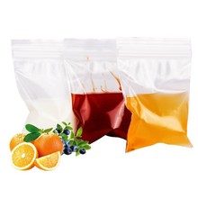 透明自封袋密封包装袋果酱调味卤料防水防漏食品塑料外卖打包袋子