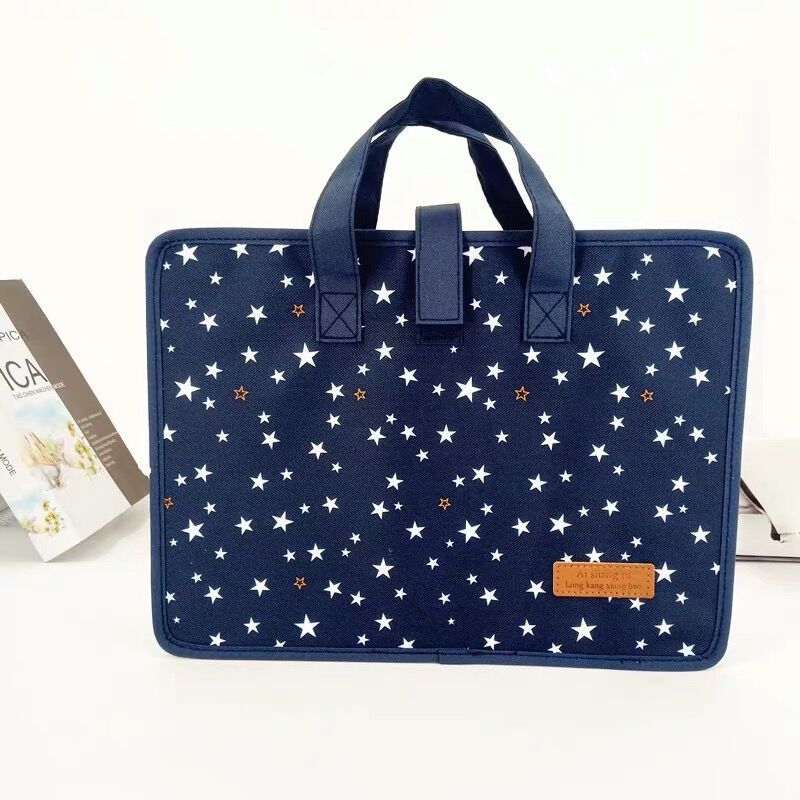 手提可爱学生用多层装试卷a4风琴包办公用品公文插页整理资料包