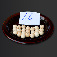 E0PB批发大漆木胎珠子禾木珠子1.2、1.4、1.8、2.0木珠子漆器胎体
