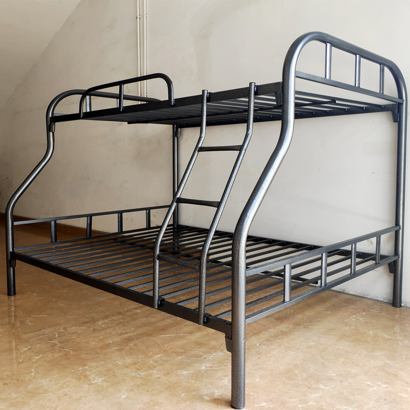 子母床铁艺高低架子床上下铺学生床员工宿舍床铁架床双层成人床