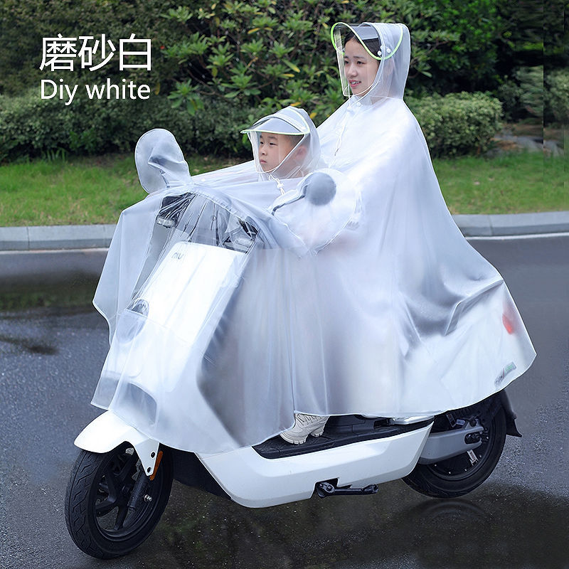 Wholesale Electric Car Battery Car Raincoat Adult plus Size Long Rainproof Single Double Poncho for Motorcycle