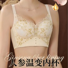 蕾丝文胸聚拢小胸收副乳调整型侧收显大美背收副乳无钢圈文胸罩女