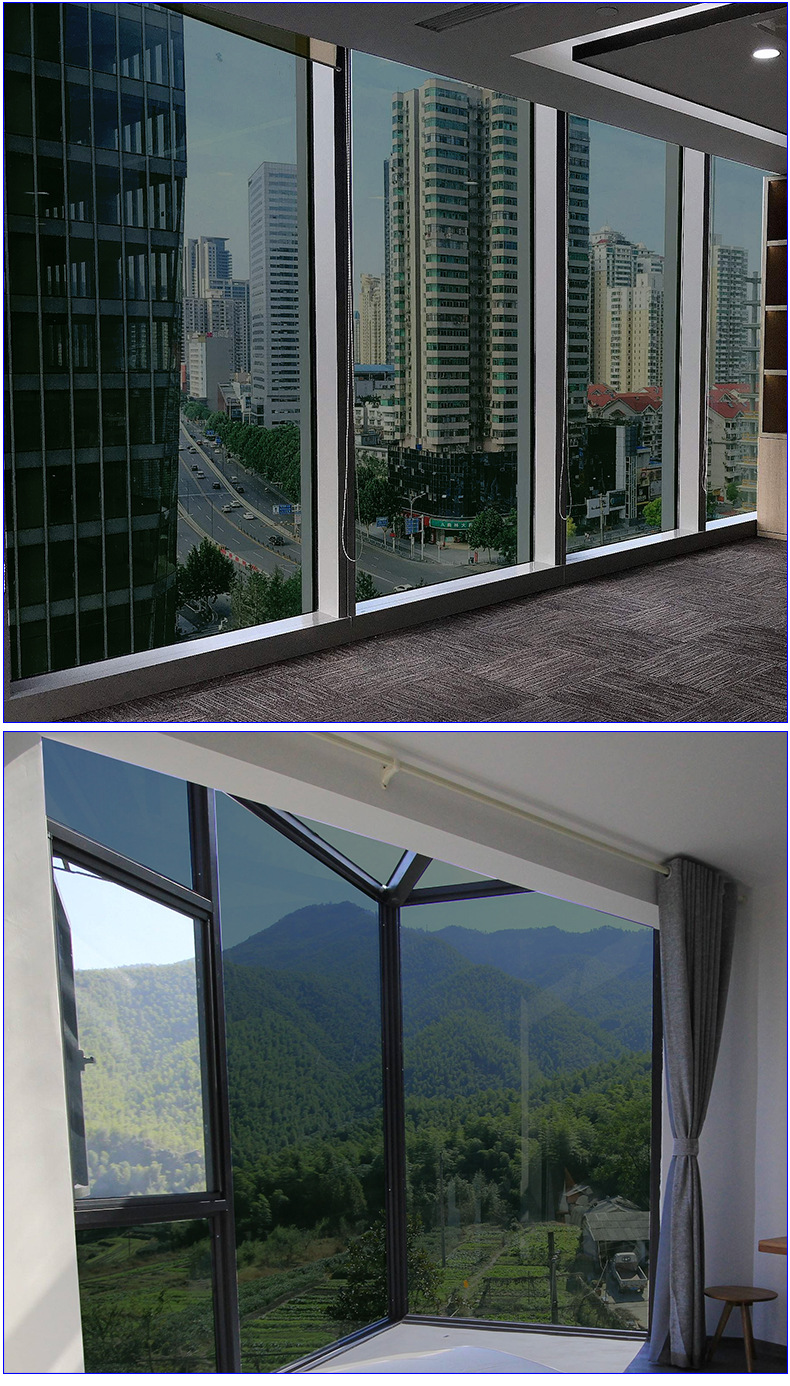 新款负离子纳米陶瓷隔热膜办公室别墅家用窗户单向玻璃贴膜防晒膜