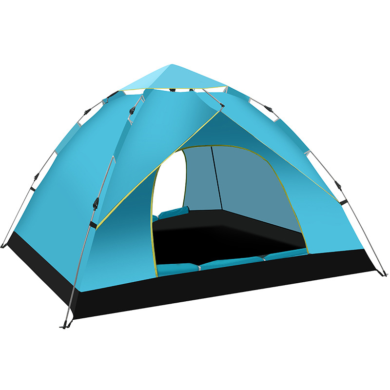 Happy Tour Factory Spot Outdoor Camping Tent 2-3-4 People Automatic Tent Quickly Open Sun Protection Camping Tent