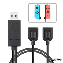 Switch Joy-Con手柄充电线OLED配件Joycon左右小手柄数据线一拖二