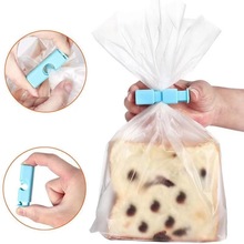 N&J零食袋夹子面包袋夹防潮保鲜夹塑料袋弹簧封口夹奶粉袋按压密