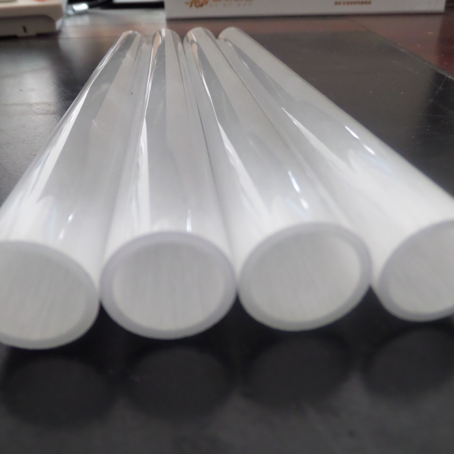 厂家直销乳白石英管磨砂石英管加热管外壳乳白管定制石英玻璃制品