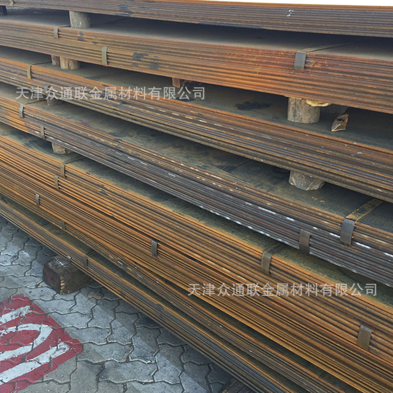 门头包边标识标牌b480gnqr耐候钢板景观耐磨板三角钢板喷漆铁板