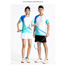 亲子休闲球服网球服比赛运动团体男女羽毛球乒乓球服速干套装情侣