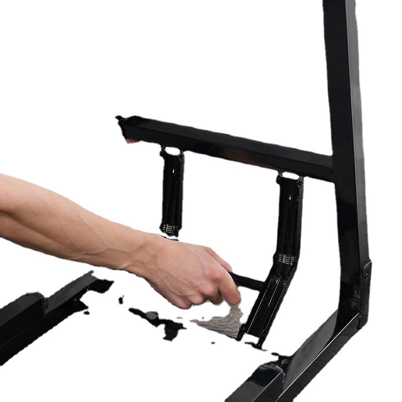 桌子支架折叠桌腿铁架子餐桌脚架约易桌腿弹簧架腿折叠餐桌腿代发