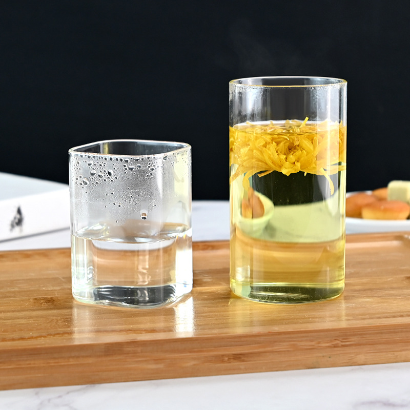 冰川杯渐变色喷色创意树皮纹水杯牛奶果汁杯ins风家用办公促销杯06