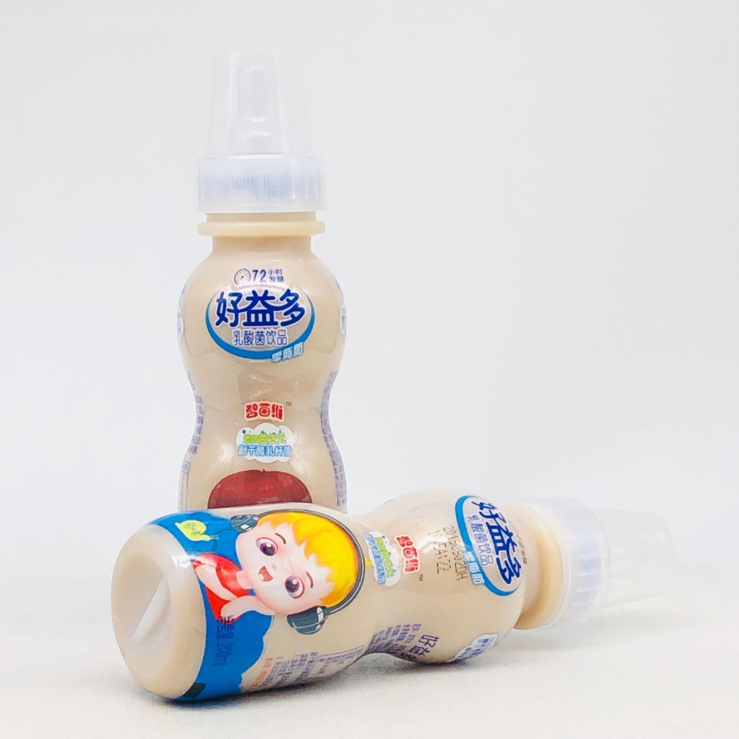 新款好益多乳酸菌硬奶嘴儿童奶学生奶早餐奶零脂肪20瓶包邮200