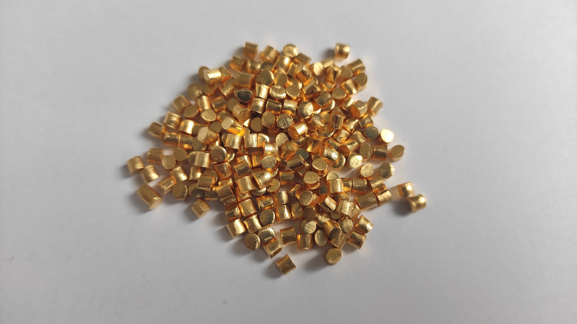 现货高纯5n溅射镀膜金颗粒金蒸发料纯金靶材