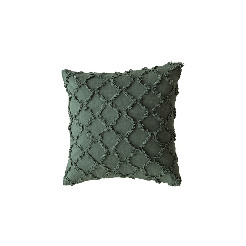 New Indian Tufted Pillow Cover Wholesale Modern Simple Ins Style Office Cushion Throw Pillow Set