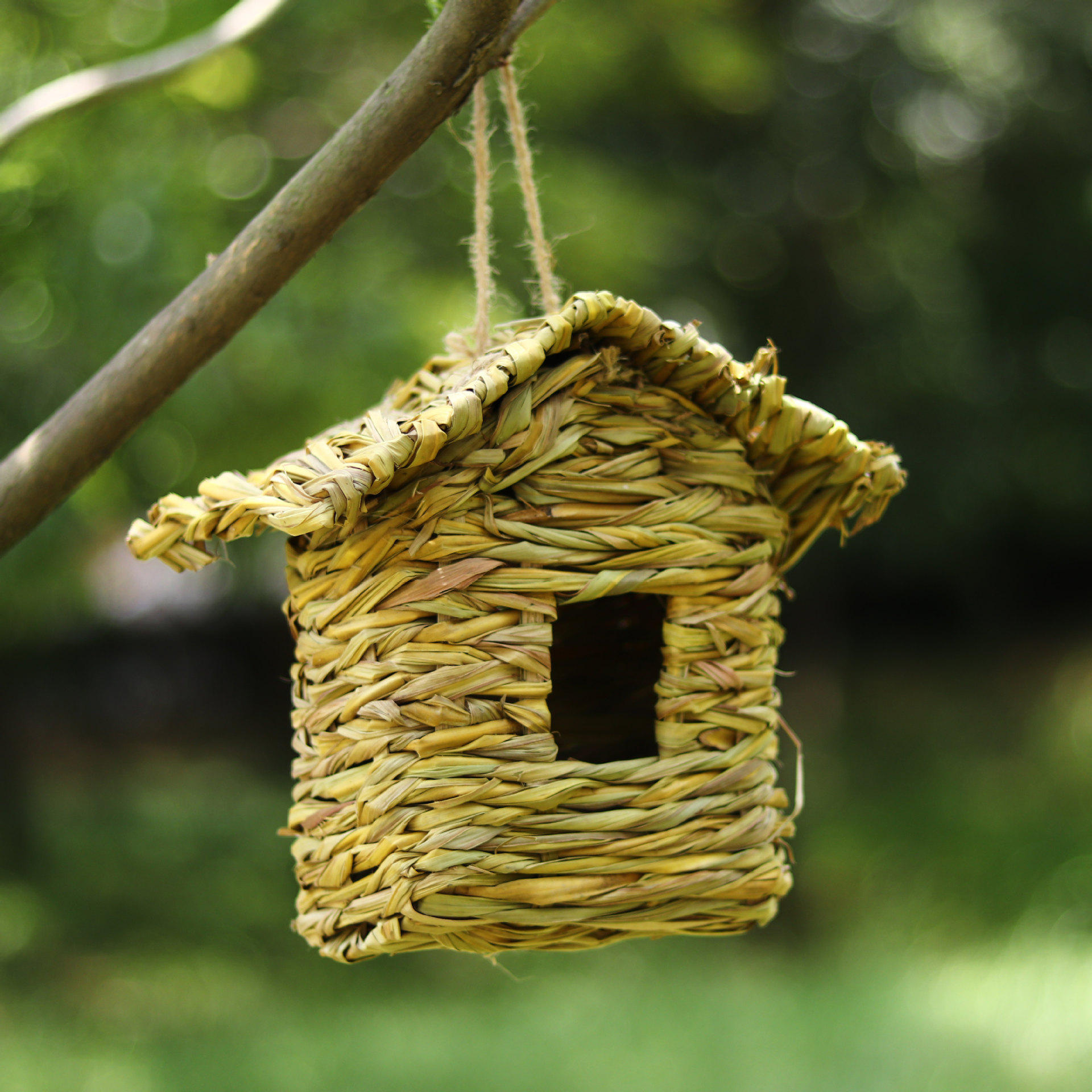 鸟窝草窝牡丹文鸟珍珠虎皮鹦鹉十姐妹七彩鸟屋繁殖窝鸟巢用品用具