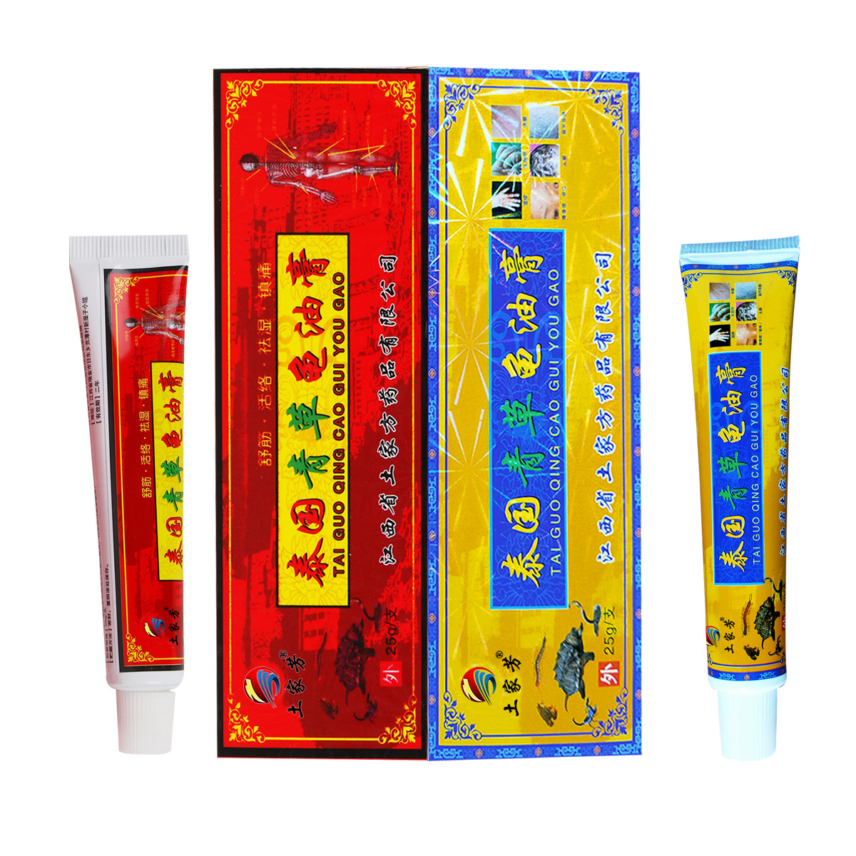 土家芳泰国青草龟油膏25g软膏家庭常备膏药地推厂家发货整件代发