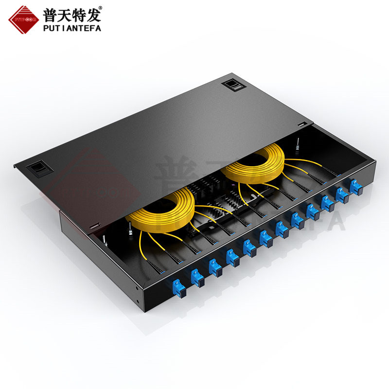 满配sc24口光缆终端盒24口光纤终端盒24口光纤配线架24口光纤盒