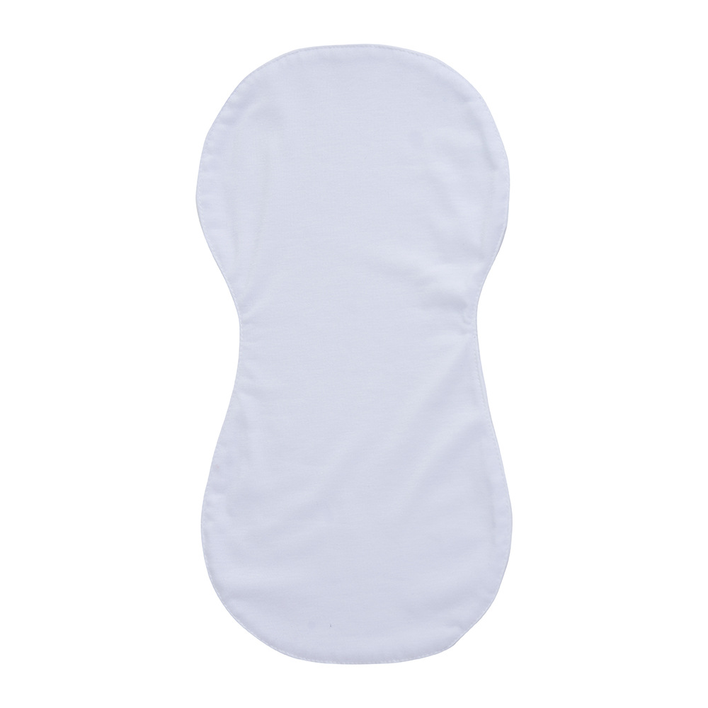 Blank Material Baby Burp Pad Double-Layer Stitching Imitation Cotton Pull Rack Padded Shoulder Saliva Towel Anti-Vomiting Milk Towel Sweat-Absorbent