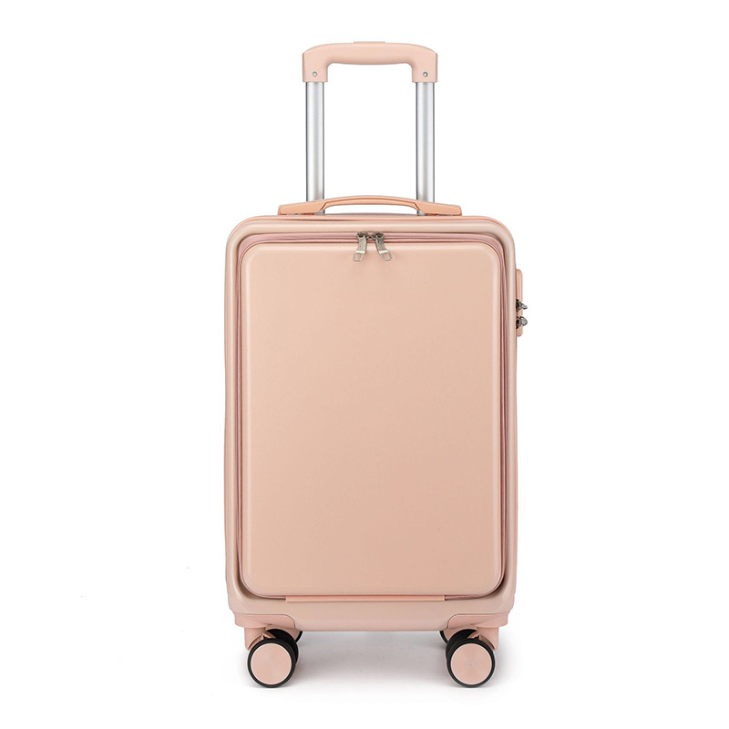 New Front Opening Boarding Luggage Women's 20-Inch Lightweight Trolley Suitcase Men's Luggage Men's and Women's Same Style
