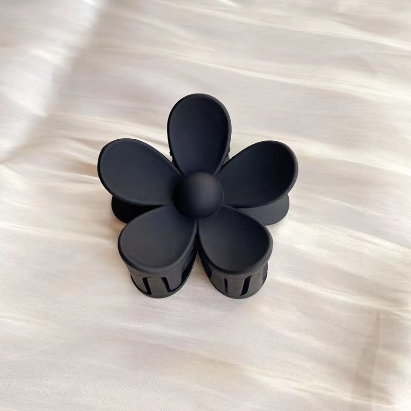 Choose Amazon Cross-Border Hot Autumn and Winter Color Flowers Barrettes Flower Hair Clip Hairpin Bath Tray Hair Claw Hair Accessories