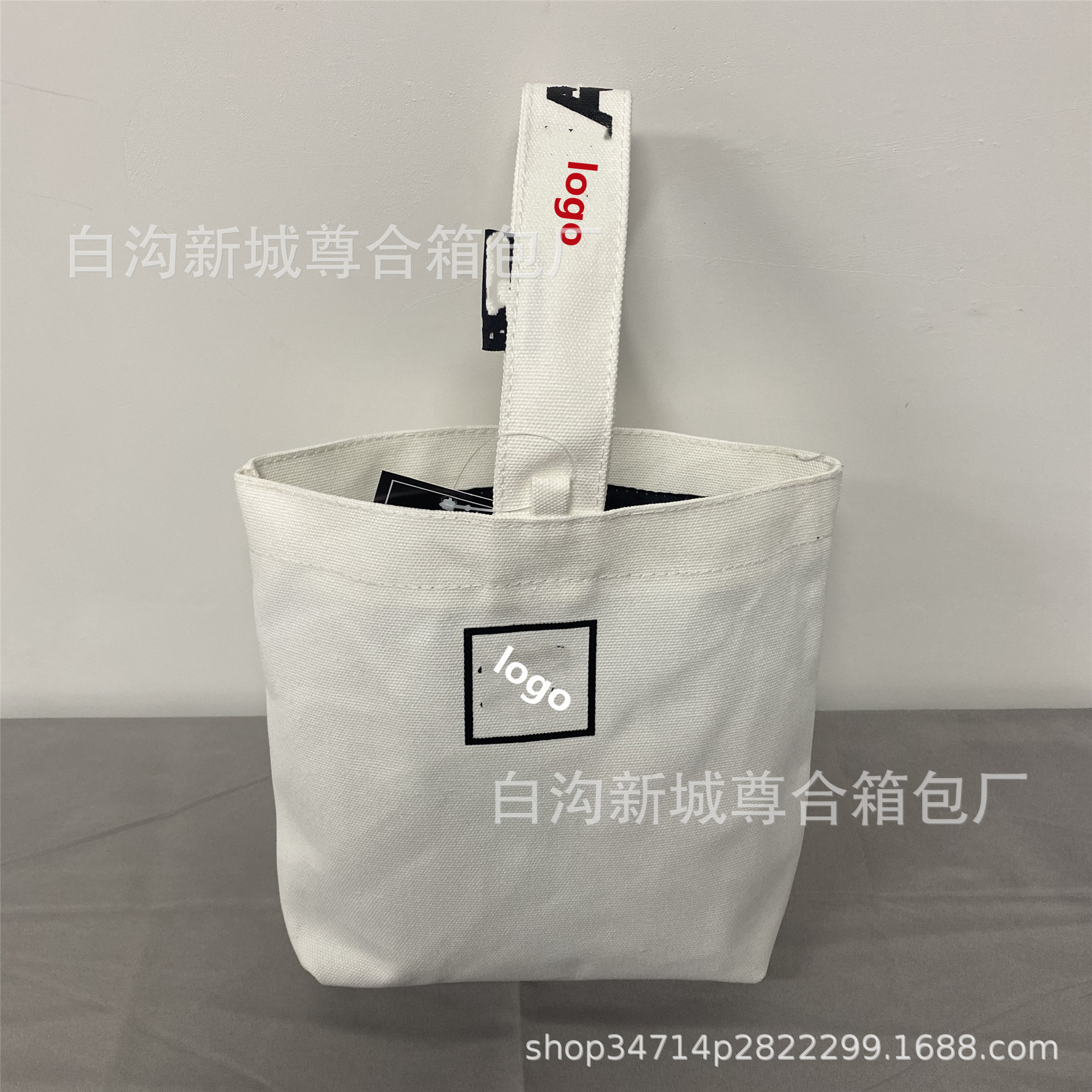 23 New Internet Celebrity Minimalist Lunch Bag Vintage Small Cloth Bag Handbag Letter Cloth Bag Coin Purse Handbag