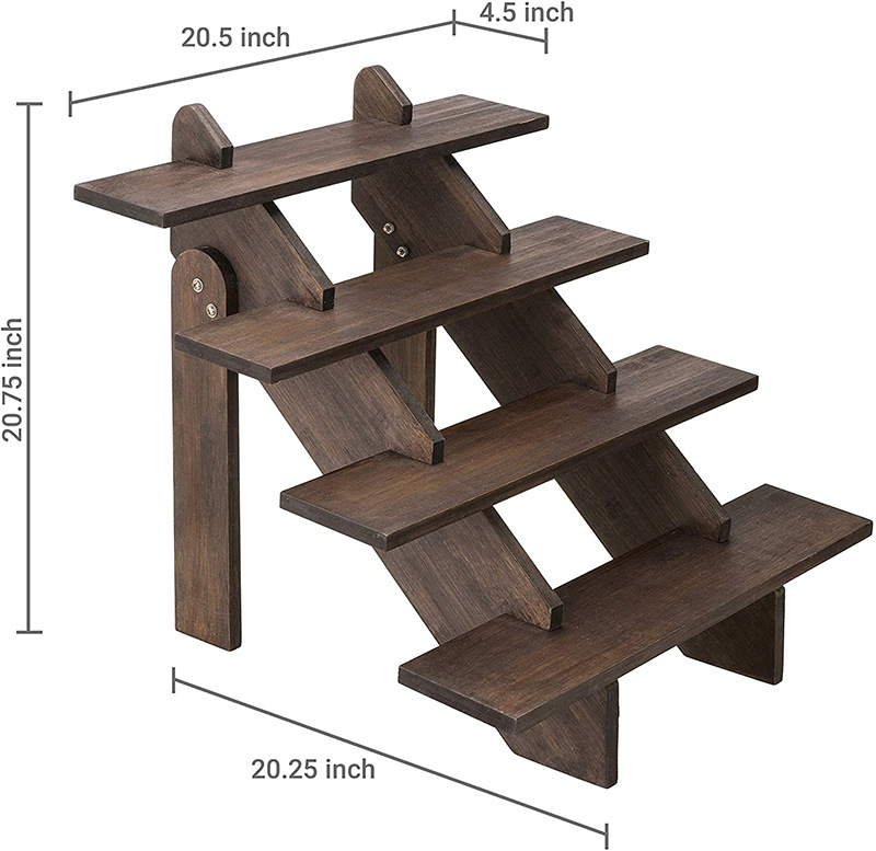 Paper Cup Cake Dessert Table Display Rack Jewelry and Cosmetics Wooden Display Storage Rack Desktop Multi-Layer Storage Rack