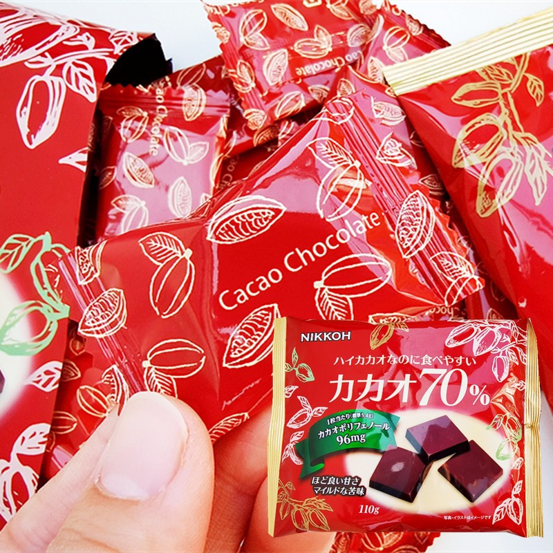 日本进口nikkon日幸巧克力牛奶黑巧独立包装节日糖果休闲零食