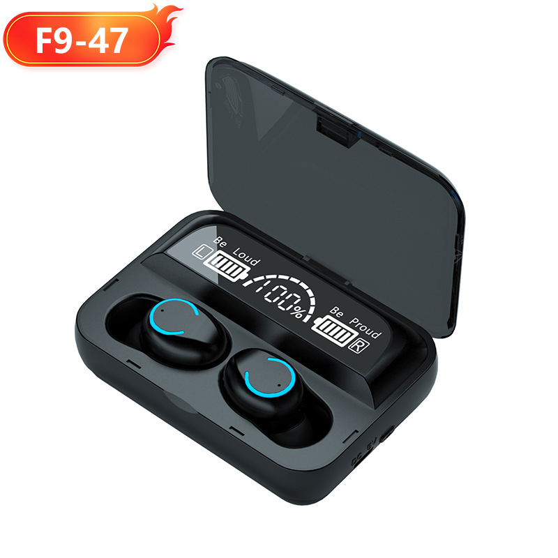 Cross-Border New Private Model F9-5C M10 Wireless Bluetooth Headset 5.3 E-Sports Games TWS Headset Factory Wholesale