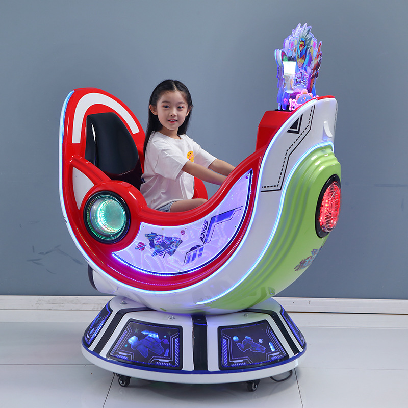 热卖宝宝商用摇摇车儿童投币游乐场设备小孩双人座亲子玩具车摇马