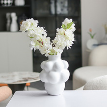 北欧极简风艺术插花陶瓷花瓶摆件创意客厅家居玄关样板房软装饰品