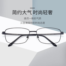 纯钛眼镜男可配近视眼镜女小脸复古文艺眼睛架金丝细边厂家89107