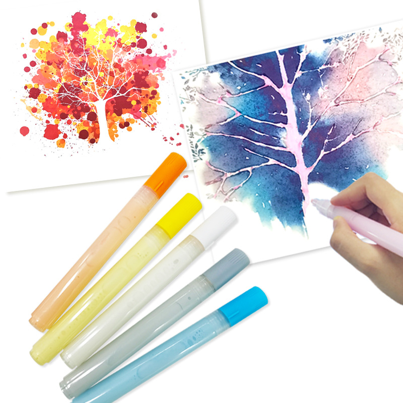 水彩画专用留白笔留白液画笔遮盖液媒介剂专用留白胶-阿里巴巴