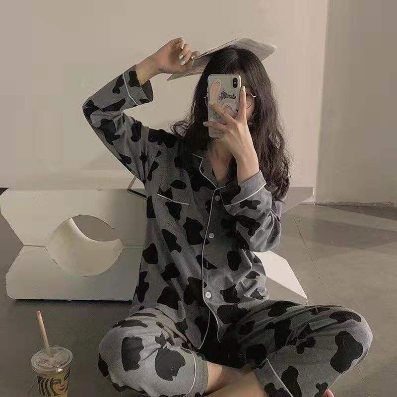 Japanese Style Pajamas Women's Autumn and Winter Ins New Ruffled Sweet Student Outerwear Long Sleeve Spring Homewear Suit
