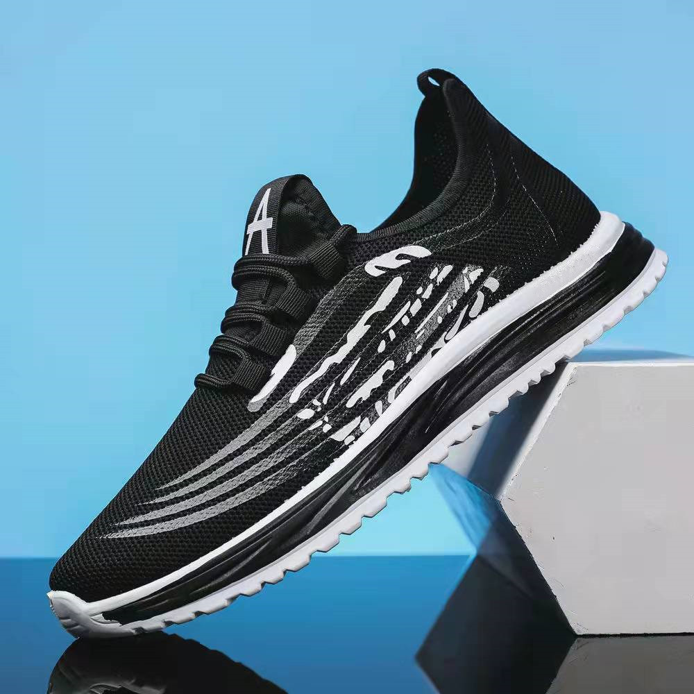 One Piece Dropshipping Pumps Men's Sneaker Lace-up Comfortable Light Running Shoes Soft Bottom Korean Fashion Wholesale