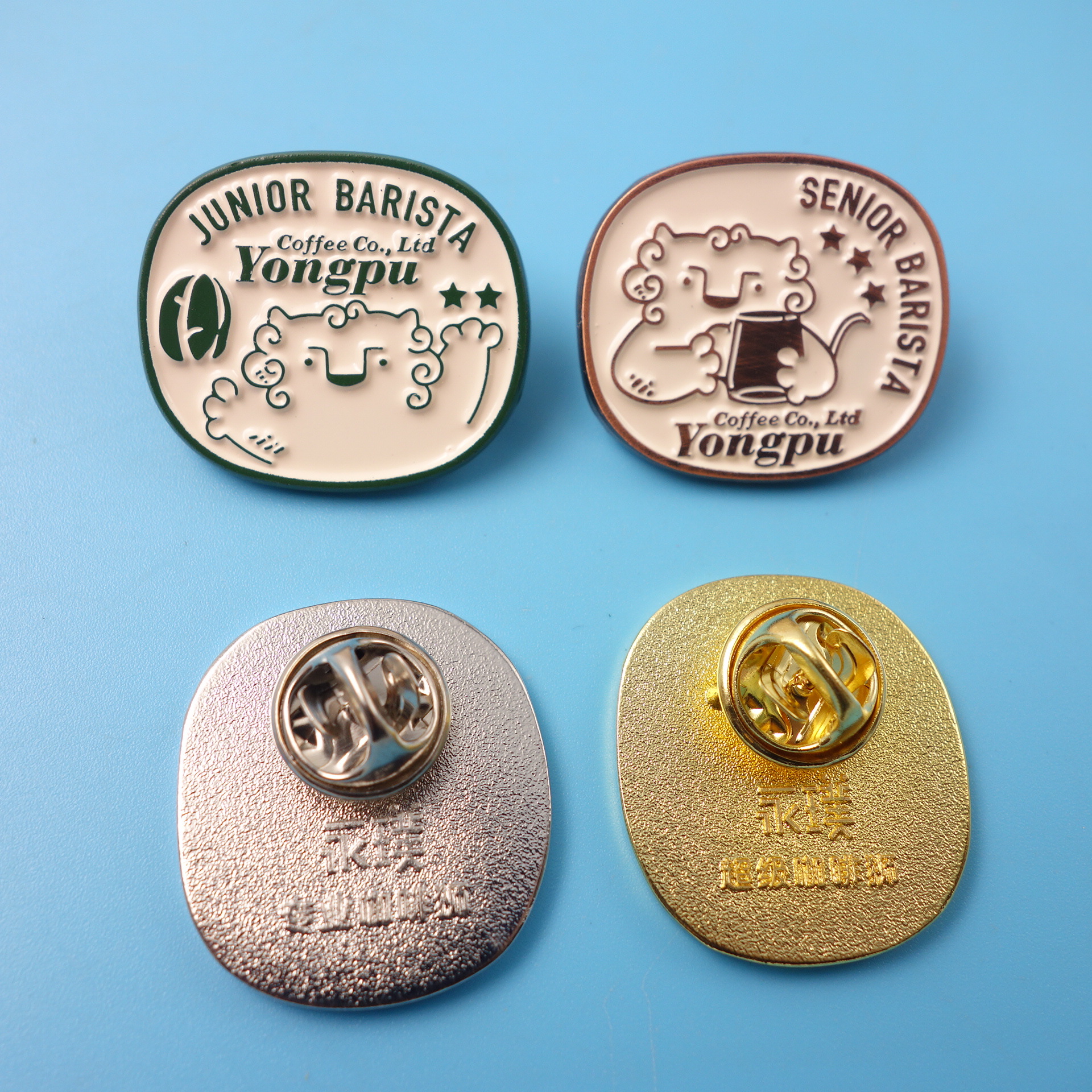 厂家定做金属徽章 亚铅合金徽章 合金喷漆滴胶徽章