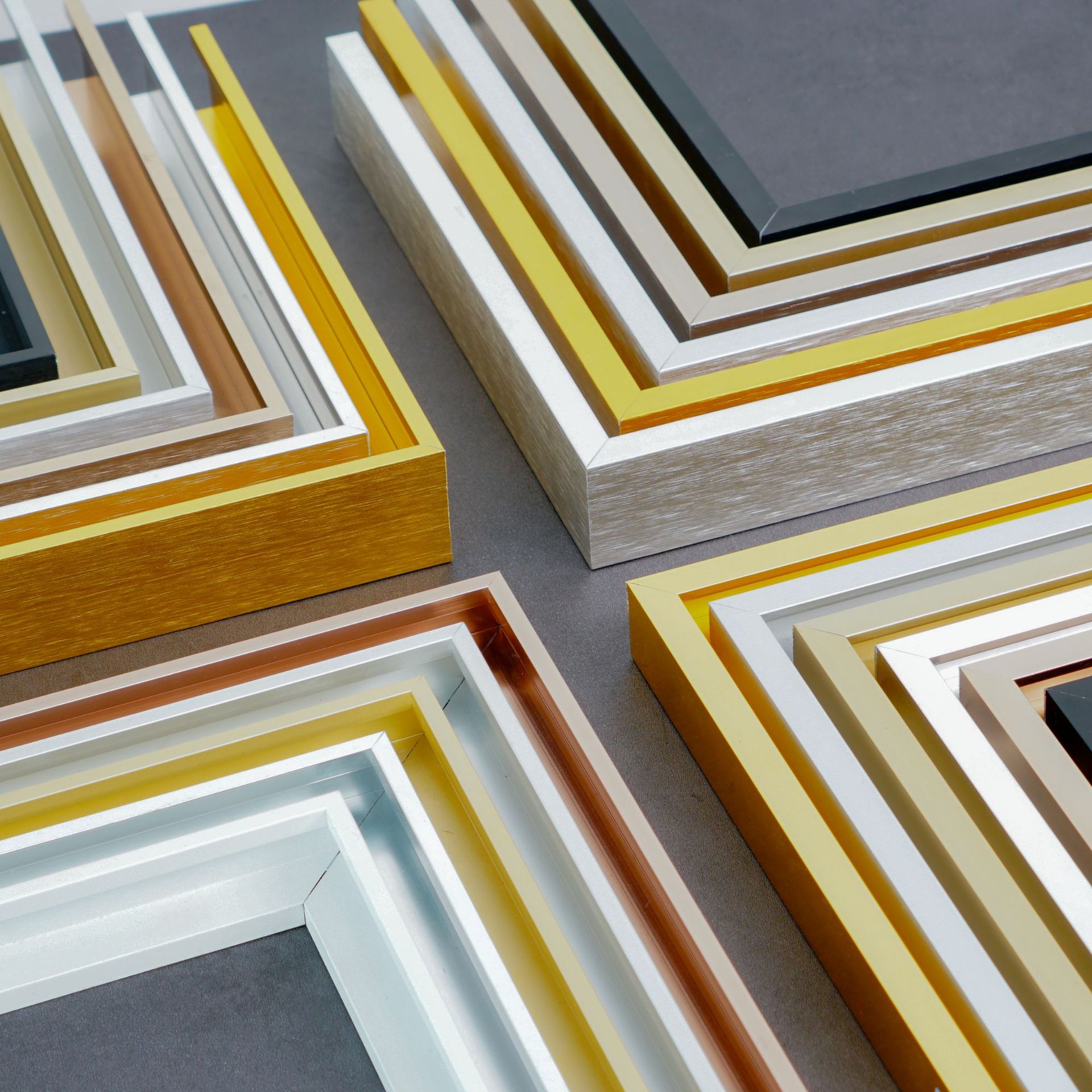 铂赞铝合金相框型材线条批发相框画框证书框可裁切加工