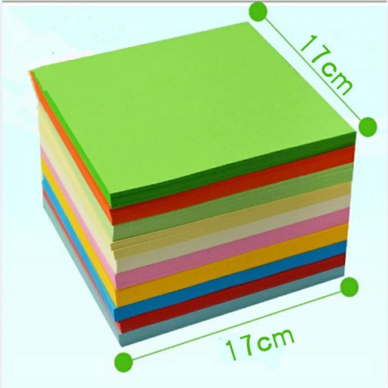 母亲节手工折纸纸软卡纸儿童美术课纸a4号折纸正方形彩纸折纸材料