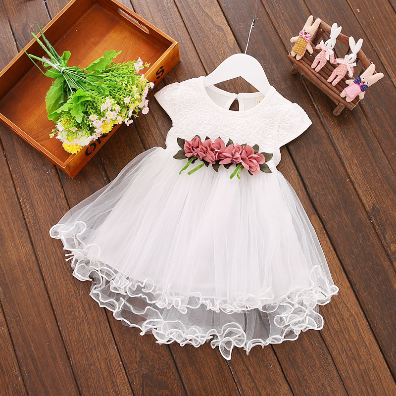 0 Girls' Summer Dress 1 Baby Fashion Princess Skirt 2 Little Girl Fashionable Summer Clothing 3 Years Old Baby Gauze Dress Fashion