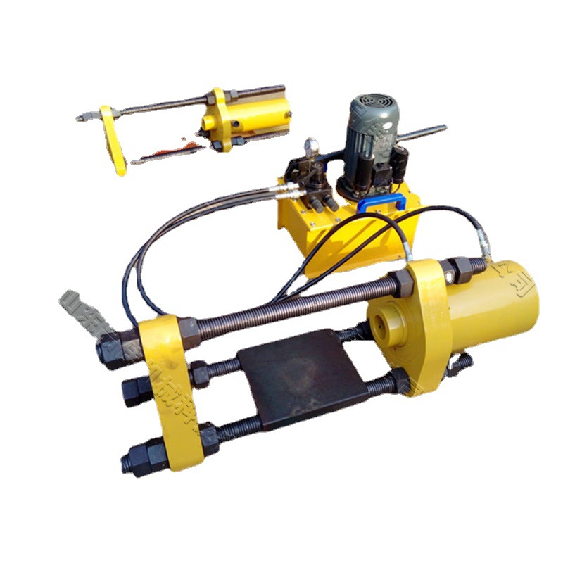 液压拆装维修作业工具 建筑钢筋拉伸用压链器 挖掘机履带销拆装机