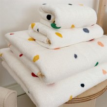 亲子浴巾吸水宝宝浴巾成人浴巾毛巾两件套儿童洗澡巾洗漱巾沙滩巾