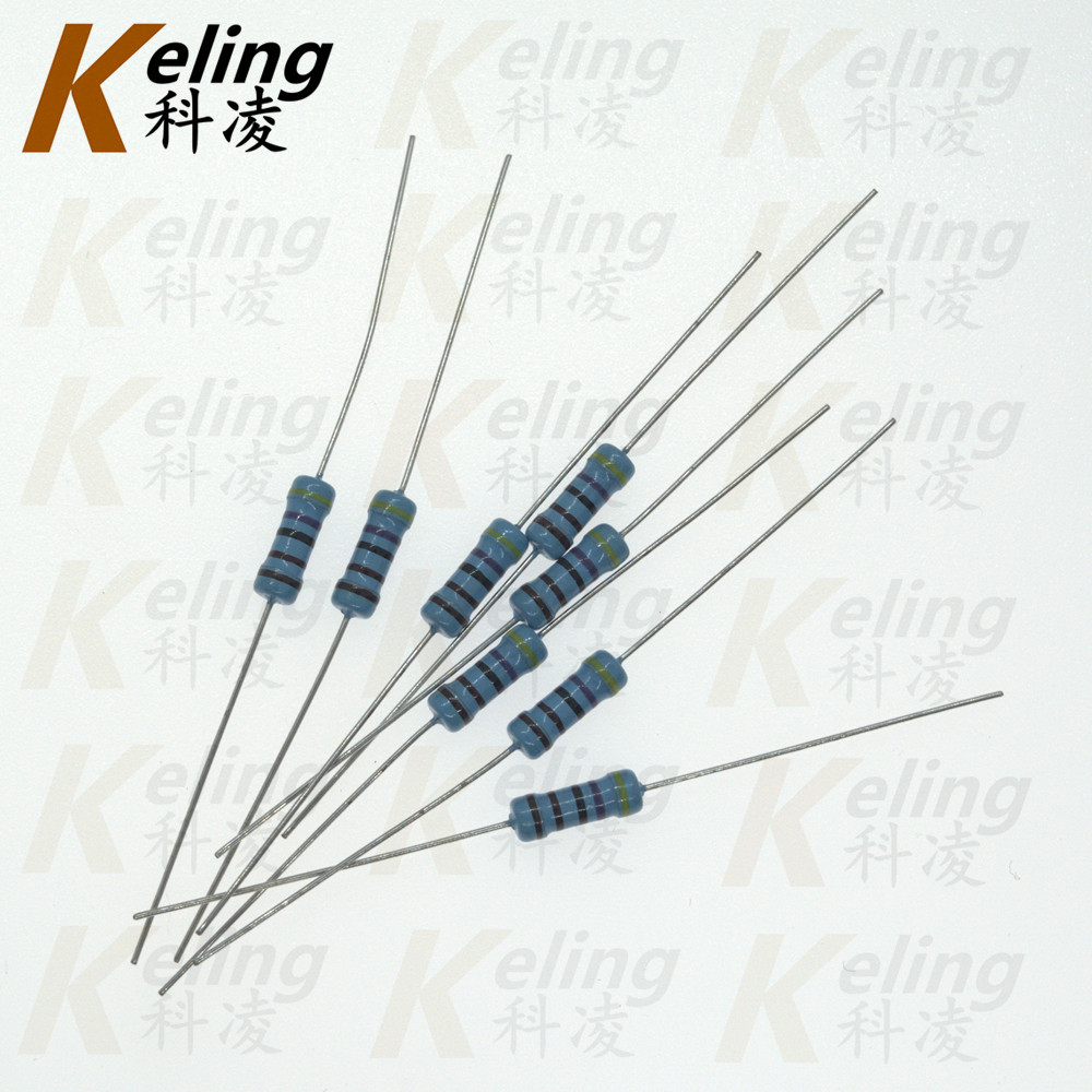 5w金属膜电阻 色环电阻 4.7k 4k7 1%(1袋200个)