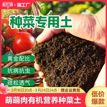 种菜土壤营养土通用型种植土花土泥土黑土有机肥料蔬菜专用土发酵