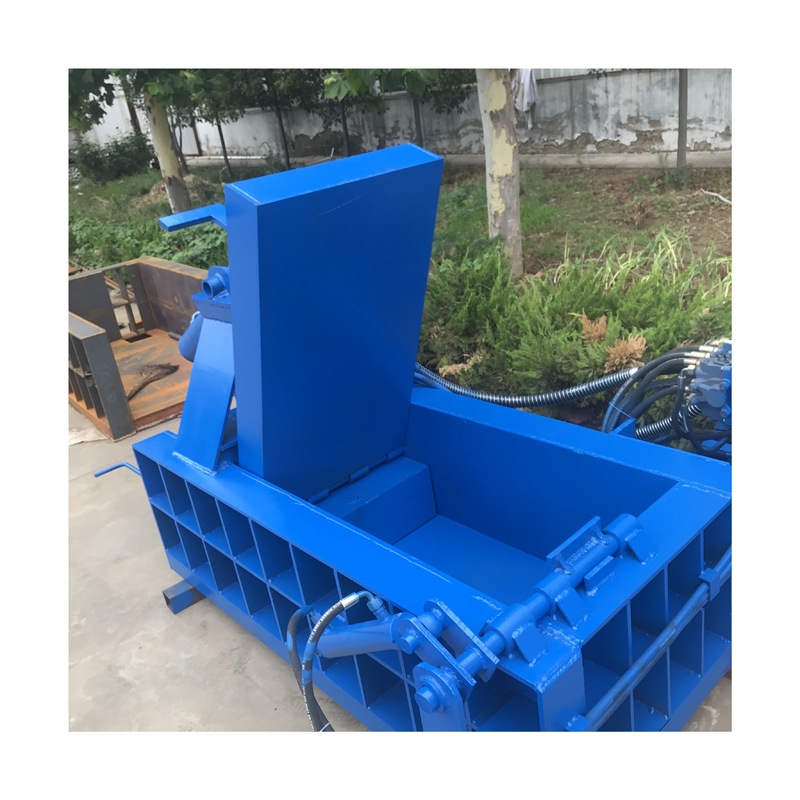 长期出售金属易拉罐液压压块机 省时省力废金属挤压成型机